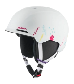 Skihelm Alpina Kids Brix Jr White/Graphic Matt Inmold