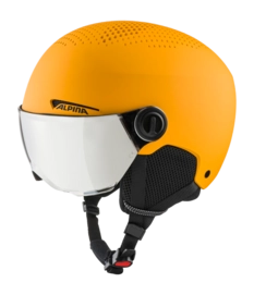 Skihelm Alpina Kids Zupo Visor Q-Lite Burned/Yellow Matt 570 g