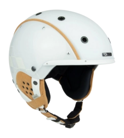 Skihelm Casco SP-3 Academia ML Version with MagnetLink White Check