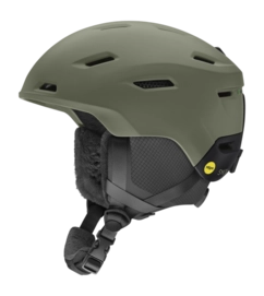 Skihelm Smith Kids Descend Jr. Mips Matte Fatigue Green Black Koroyd