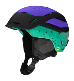 Skihelm Smith Unisex Vantage 2 Matte Black Ultraviolet Emerald City Mips 500 g