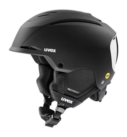 Skihelm Uvex Unisex Resolution MIPS Black/White Matt