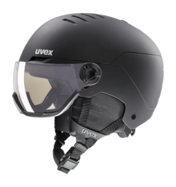 Skihelm Uvex Unisex Wanted Visor Pro V Black Matt