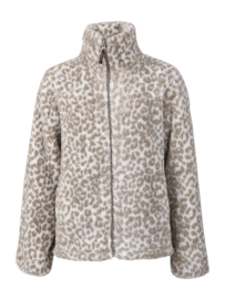 Skipully Brunotti Girls Kyoti-Print Fleece Leopard Snow Regular Fit
