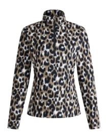 Skipully Fusalp Women Orion Leopard Leopard Flou Savane Nauwsluitend