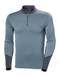 Skipully Helly Hansen Men Lifa Merino Midweight 1/2 Zip Washed Navy Regular Fit