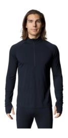 Skipully Houdini Men Desoli Light Half Zip Blue Illusion Slim Fit