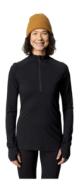 Skipully Houdini Women Desoli Light Half Zip True Black Slim Fit