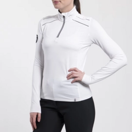 Skipully KJUS Women Downhill Midlayer White/Black Regular Fit