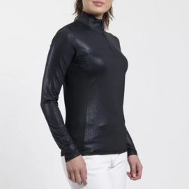 Skipully KJUS Women Motion Print Half-Zip Black Regular Fit
