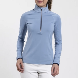 Skipully KJUS Women Trace 2.0 Midlayer HZ Tranquil Blue/KJUS Navy Regular Fit