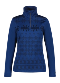 Skipully Luhta Women Ahjola Navy Blue Slim Fit