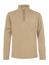 Skipully Protest Boys Rewillowy BambooBeige 1/4 Zip Active Top Regular Fit