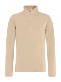 Skipully Protest Girls Refabrizoy BambooBeige 1/4 Zip Active Top Slim Fit
