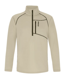 Skipully Protest Men Prtrekody BambooBeige 1/4 Zip Active Top Regular Fit