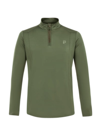Skipully Protest Men Rewill Aspen green 1/4 Zip Active Top Regular Fit