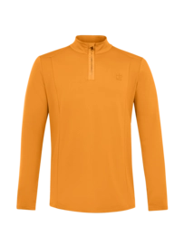 Skipully Protest Men Rewill Caramel Yellow 1/4 Zip Active Top Regular Fit