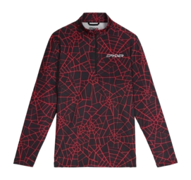 Skipully Spyder Men Podium 1/2 Zip Spyder Red UPF 50+