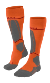 Skisokken Falke Men SK4 Advanced Compression Light Flash Orange