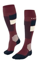 Skisokken Falke Women SK4 Advanced Stripes Merlot