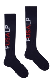 Skisokken Fusalp Unisex Sock Pop II Marin/Racing Regular Fit