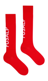 Skisokken Fusalp Unisex Sock Pop II Racing/Neige Regular Fit