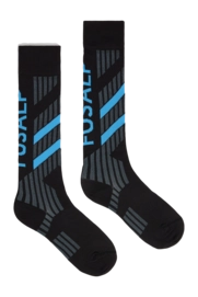 Skisokken Fusalp Unisex Sock Tech Cerulean/Noir Regular Fit