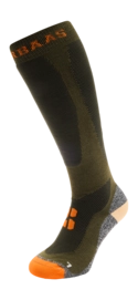 Skisokken Poederbaas Unisex Bamboo Freeride Olive Green Coolmax