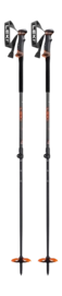 Skistok Leki Unisex Helicon Lite Dark Anthracite/Neon Orange/Black