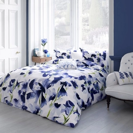 Bettwäsche Bluebellgray Skye Blue Mako-Satin