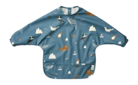 Slab Liewood Merle Printed Cape Bib Arctic Sea / Ocean View