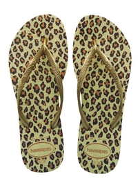 Slipper Dames Havaianas Slim Animals Sand