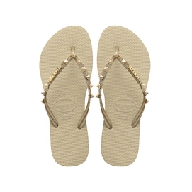 Slipper Dames Havaianas Slim Hardware Sand Grey