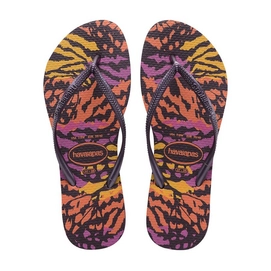 Slipper Dames Havaianas Slim Animals Aubergine