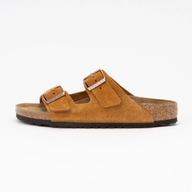 Tongs Birkenstock Homme Arizona Suede Leather Mink