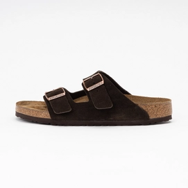 Tongs Birkenstock Homme Arizona Suede Leather Mocha