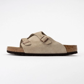 Sandals Birkenstock Unisex Zurich Suede Narrow Taupe | Sneaker