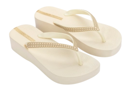 Slipper Ipanema Women Anatomic Mesh Plateau Beige 2026