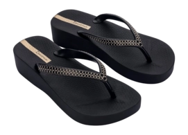 Slipper Ipanema Women Anatomic Mesh Plateau Black 2026