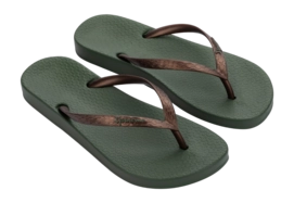 Slipper Ipanema Women Anatomic Tan Green/Bronze