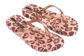 Slipper Ipanema Women Animal Print Pink/Gold