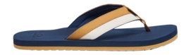 Slipper Oakley Men Burke Flip Flop Team Navy/Light Curry