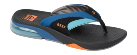 Slipper Reef Men Fanning Blue/Black/Orange