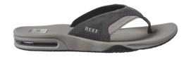 Slipper Reef Men Fanning Grey Suede