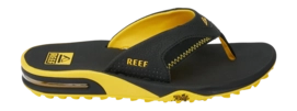 Slipper Reef Men Fanning Pregame Black/Yellow