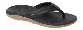 Slipper Reef Men Leather Offshore Black
