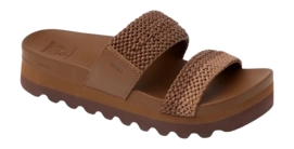 Slipper Reef Women Cushion Vista Hi Chocolate/Tan Braid
