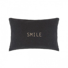 Zierkissen House in Style Smile Anthrazit