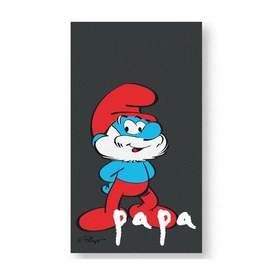 Strandtuch Papa Schlumpf