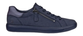 Baskets Ecco Femme Soft 7 Marine/Graystone Metallic